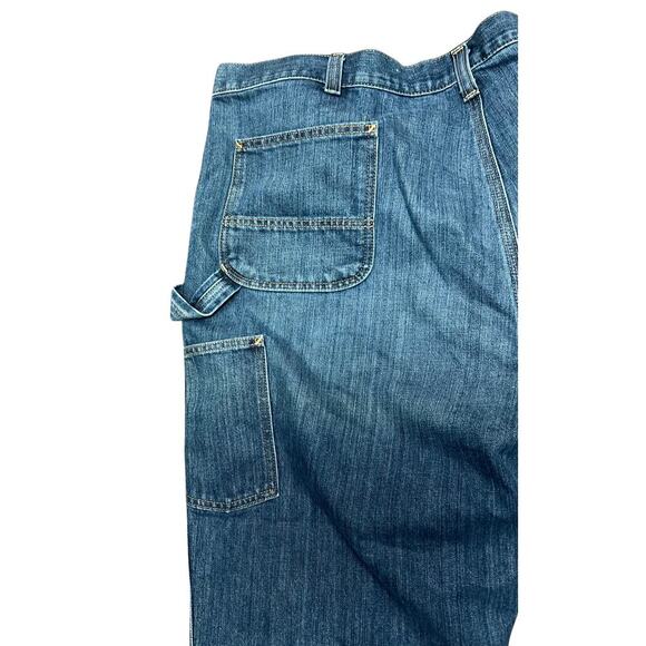 Carhartt Jeans Relaxed Fit Dungaree Carpenter Jeans 46x30 - Picture 7 of 8